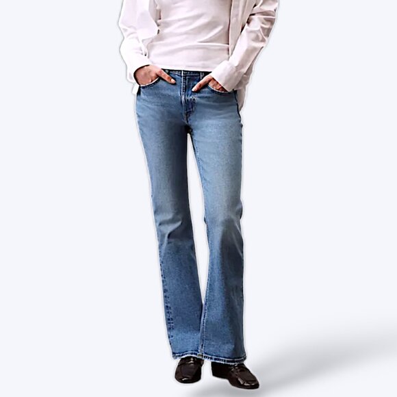 Calvin Klein Jeans NWT modern boot mid-rise flare jeans women 6/28 - Picture 1 of 7